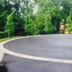 Asphalt Driveway With Paver Detail